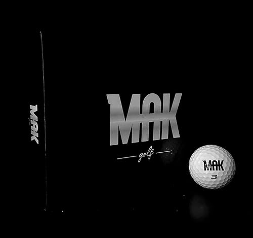 Miniatura 2 de MAK Golf Tribus - Pelotas de golf (una docena) de tacto suave, cubierta de uretano de 3 piezas, calidad turística