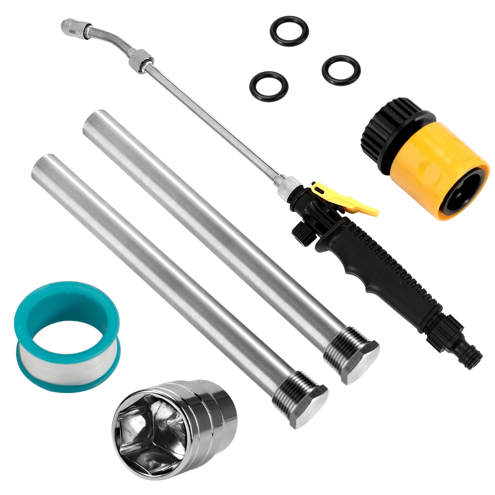 Snapklik.com : RV Water Heater Anode Rod & Flush Wand & Element Socket ...