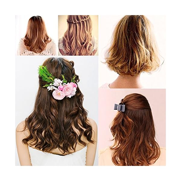 40-Pcs-Pink-Magic-Hair-Rollers-Include-20pcs-Large-Silicone-Curlers-and-20pcs-Small-Silicone-Curlers JANYUN 40 Pcs Pink Magic Hair Rollers Include 20pcs Large Silicone Curlers and 20pcs Small Silicone Curlers