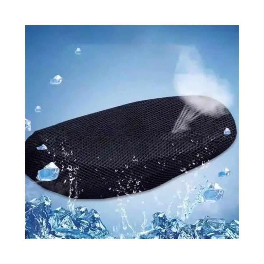 Funda Asiento de Motocicleta Cojín para Asiento De Motocicleta, Protección Solar, Fundas De Asiento, Funda De Asiento Refrescante, Panal Transpirable, Protector De Asiento De Malla