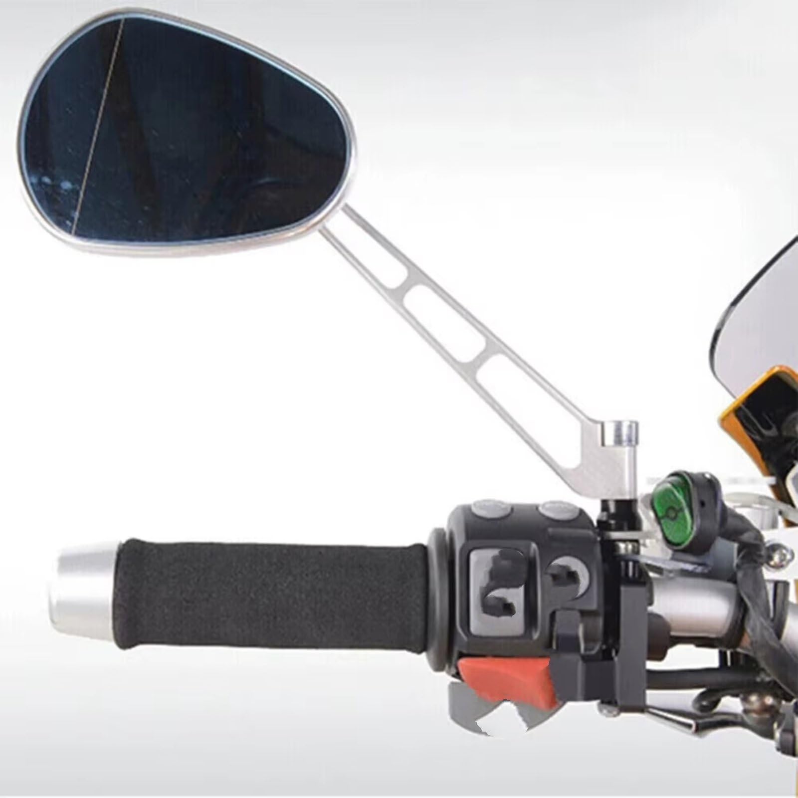 Cubiertas Manillar Motocicleta Empuñaduras Espuma Funda Antideslizante Fundas manillar moto | Cubiertas Manillar Empuñaduras Espuma Universales Mango Vibración Antideslizante Funda Espuma 1 Par