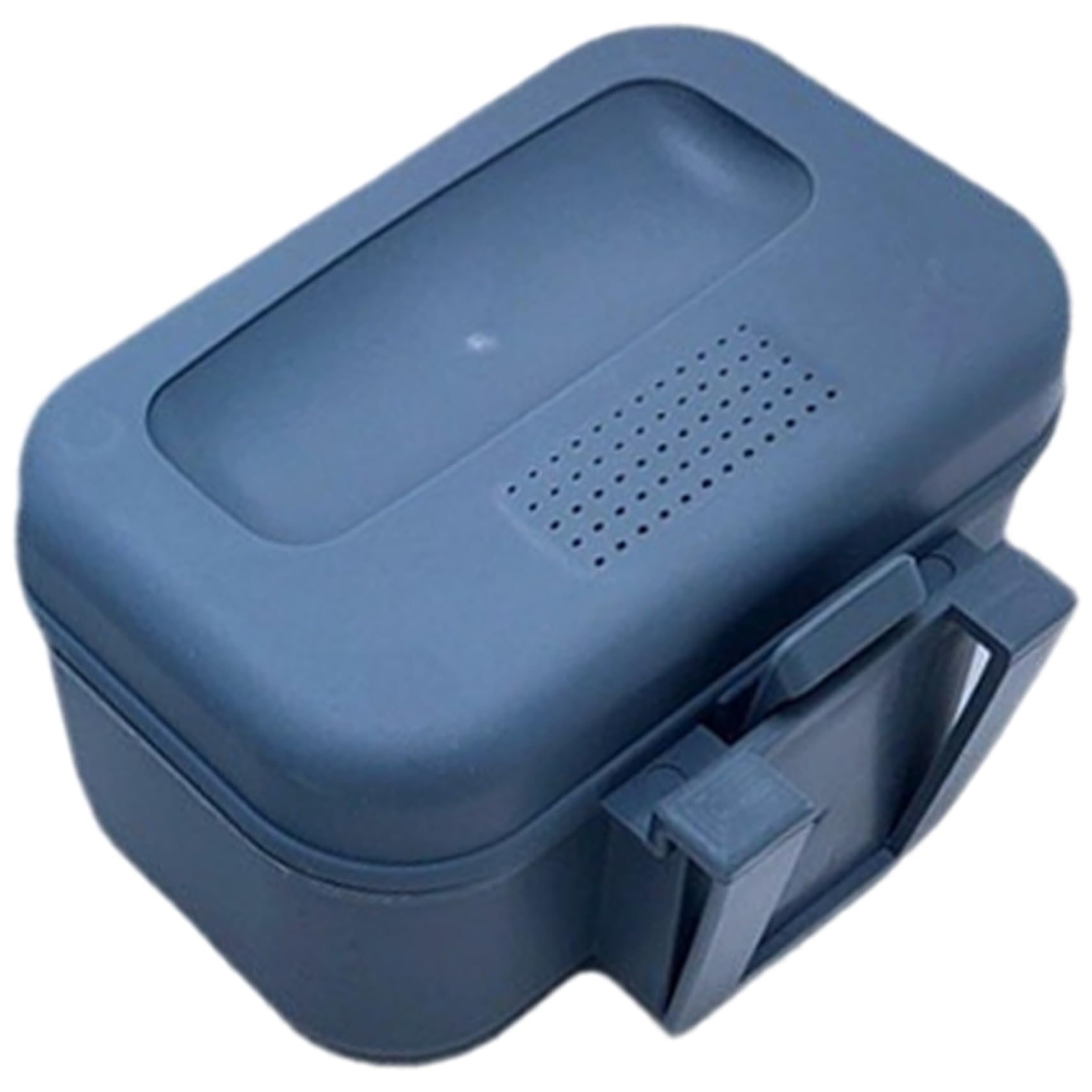 Caja de gusano, caja de cebo vivo de pesca de plástico, balde de cebo de agujeros transpirables con tapa a prueba de fugas, clip en recipiente de gusano para el cinturón, cubo
