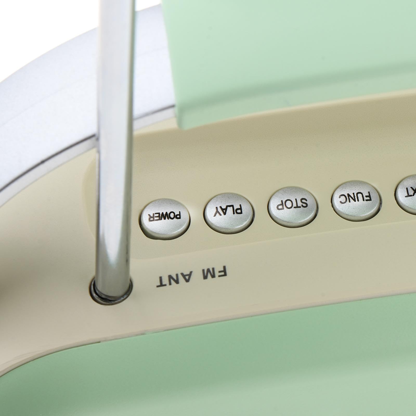 TRENDIVIBE Portable Radio Convenient Chargeable Retro Design for Home Kitchen Outdoor Green-image-21