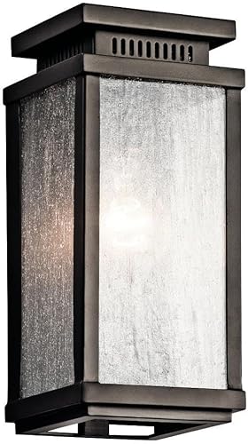Kichler 49384OZ Manningham Outdoor Wall 1 luz, bronce antiguo