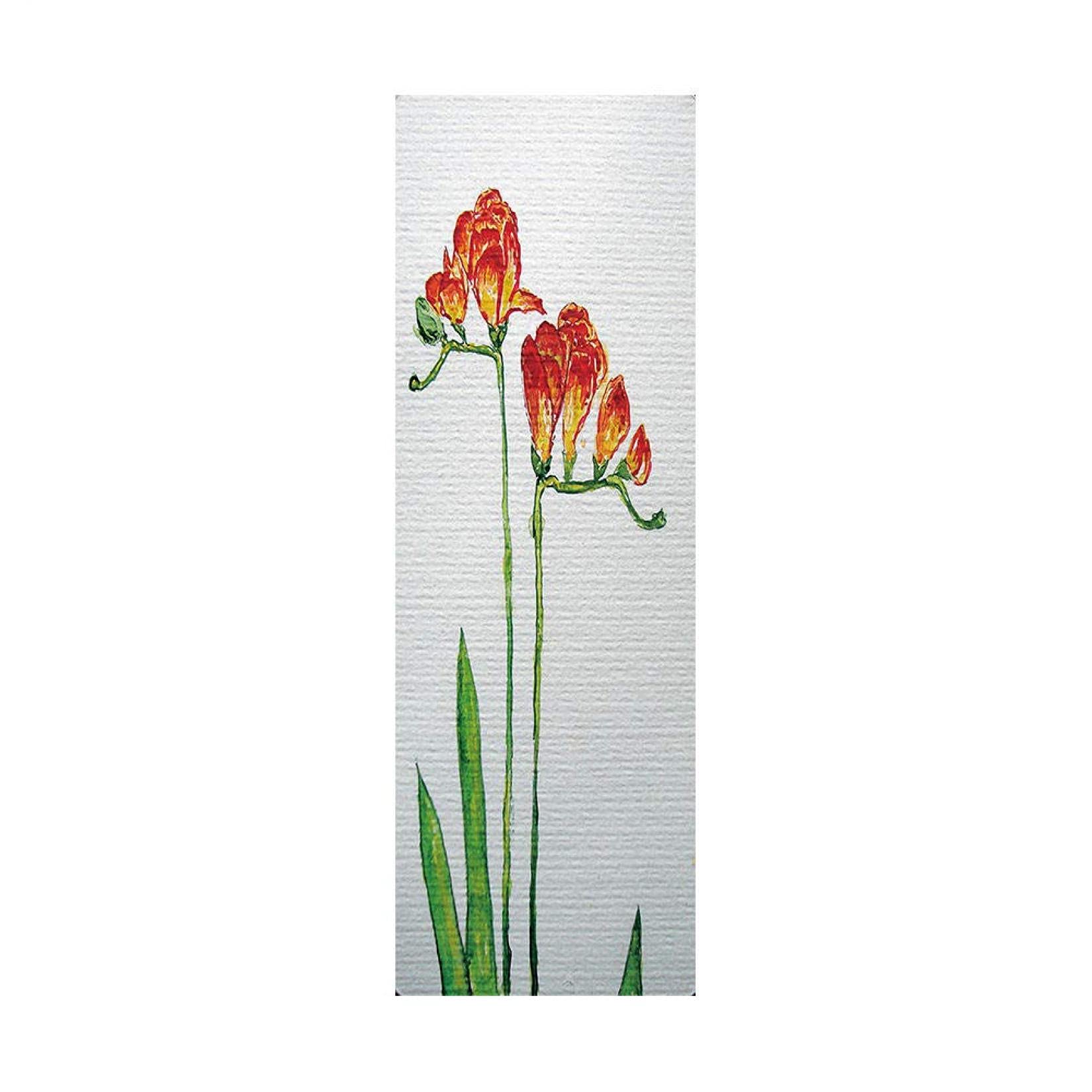 Autocollant de réfrigérateur motif daffodil vinyle 60x150cm