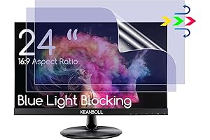 24 Inch Anti Blue Light Screen Protector for Dell, HP, Acer, ASUS Monitors