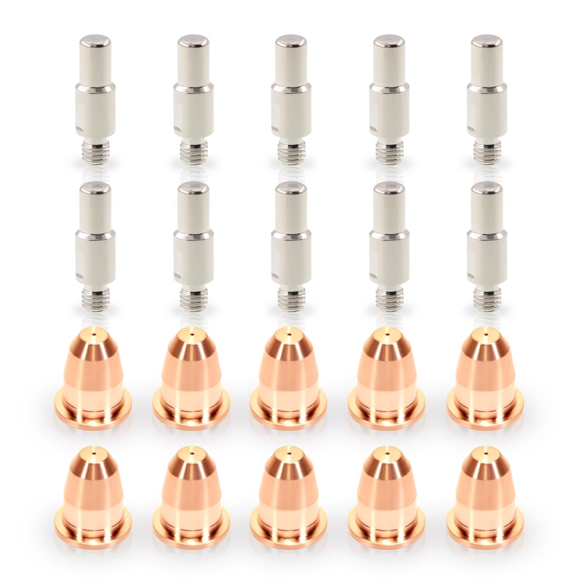 S45 / S25 PR0110 Plasma Cutting Electrode PD0116-08 Tip/Nozzle 0.8mm 0.030'' Consumables Fit Trafimet/Klutch 275i & 375i Plasma Cutter PK-20