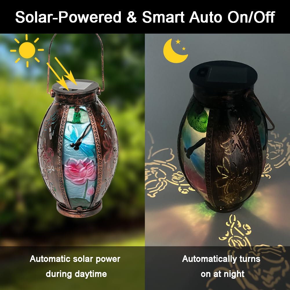 Libellule Anti Moustique Solar Fountain 2 Pack Dragonfly Outdoor Solar  Hanging Lanterns Waterproof LED Solar Lights Metal Decorative Lanterns For  Garden, Patio, Courtyard, Backyard, Yard Solar String Lights Outdoor  Libellule Anti Mouche, image size:1001x1001