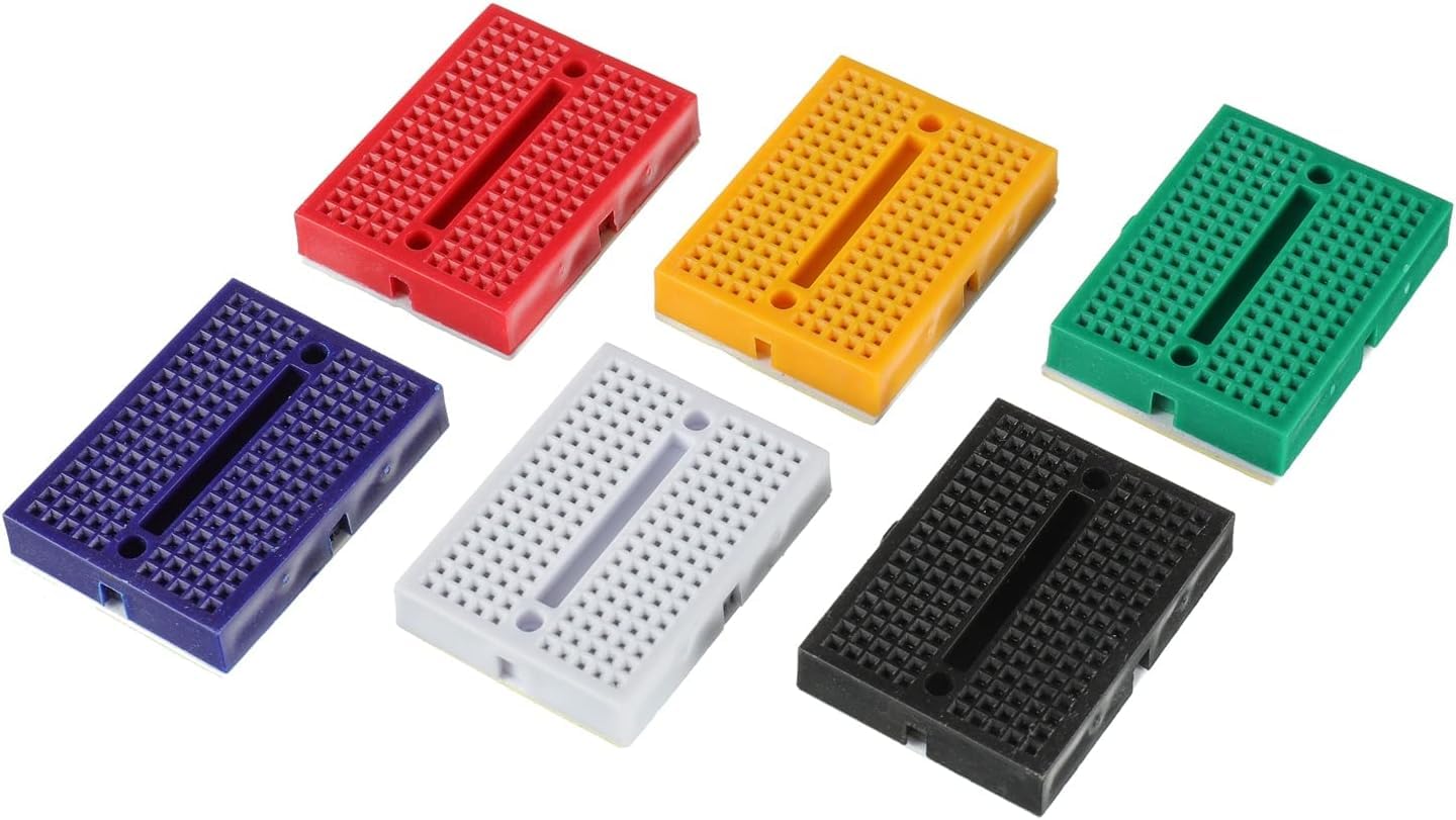 GTIWUNG Basetta Piastra Sperimentale Breadboard Kit, 9 Pezzi 170 & 400 & 830 Punti Mini Breadboard + 130 Pezzi Cavetti Jumper Filo Multicolore Wire