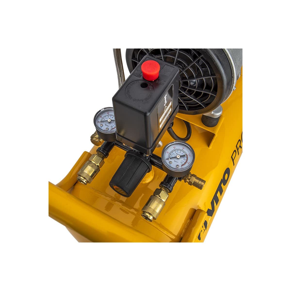 VITO - Compresseur d'air Silencieux 50L 8 Bar 2CV 1.5KW 115 Psi 236 L/min Sans huile