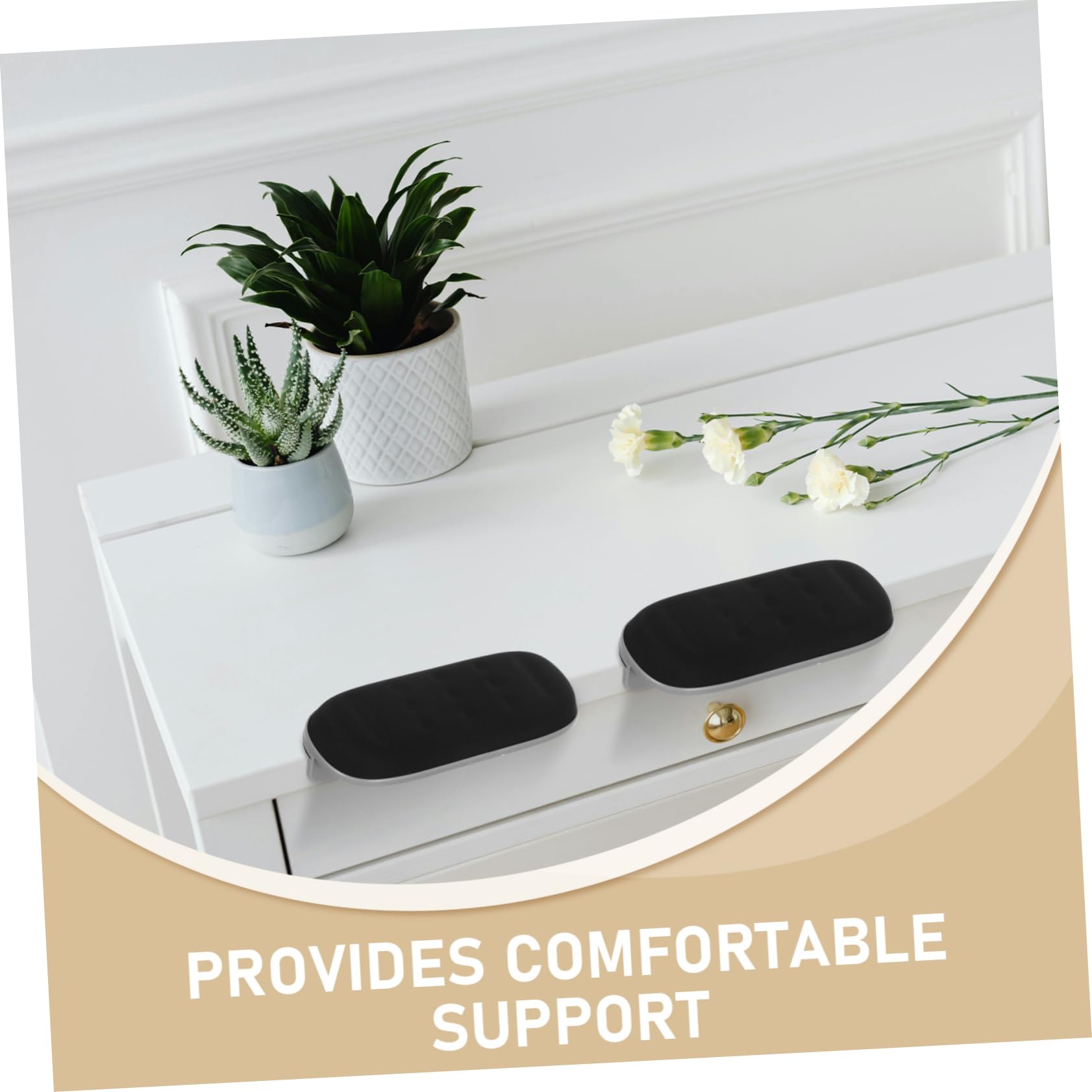 Gatuida Reposabrazos De Rebote Lento Soporte Ergonómico Para Brazo Reposabrazos De Escritorio Antideslizante Para Oficina y Hogar Fácil De Limpiar
