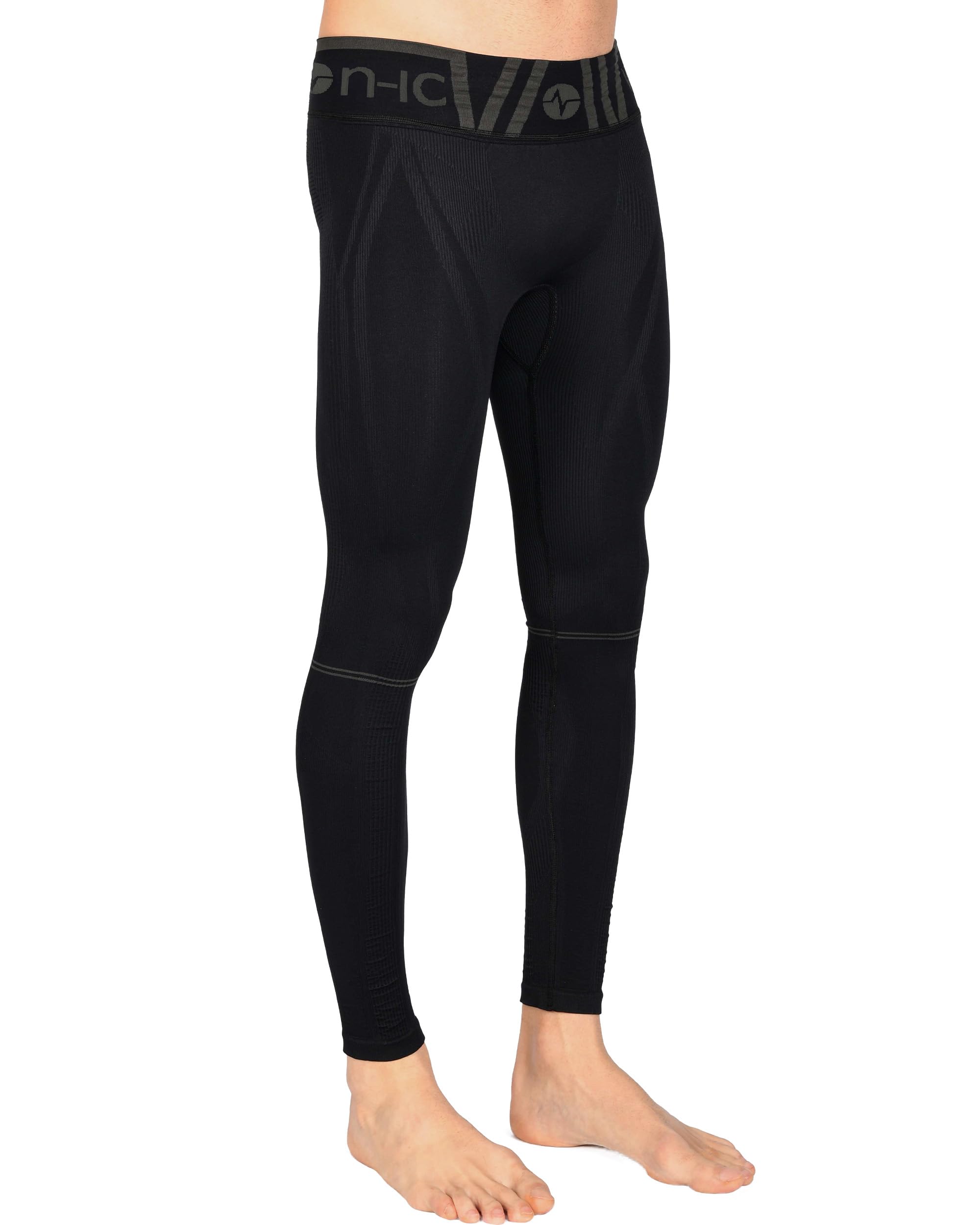 Iron-Ic Unisex sportowe legginsy kompresyjne oddychające, antybakteryjne, ocieplacze na nogi zapewniające regenerację i wydajność sportową - art. 600319