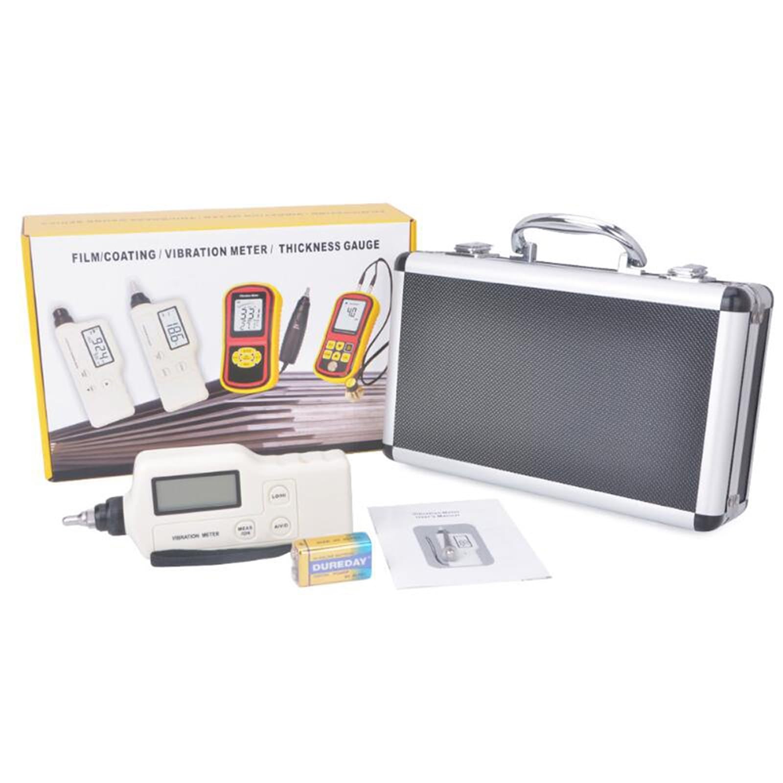 Analizador de vibraciones, Medidor de vibración, vibrómetro digital portátil mano, analizador LED, aceleración GM63A