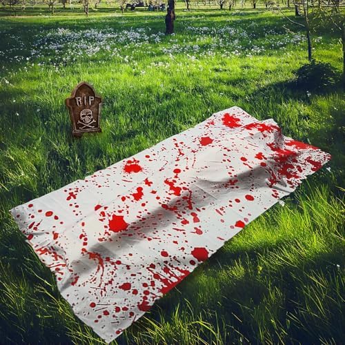 Amazon.com: DIYDEC 5.4 FT Halloween Dead Body Props Decorations Scary ...