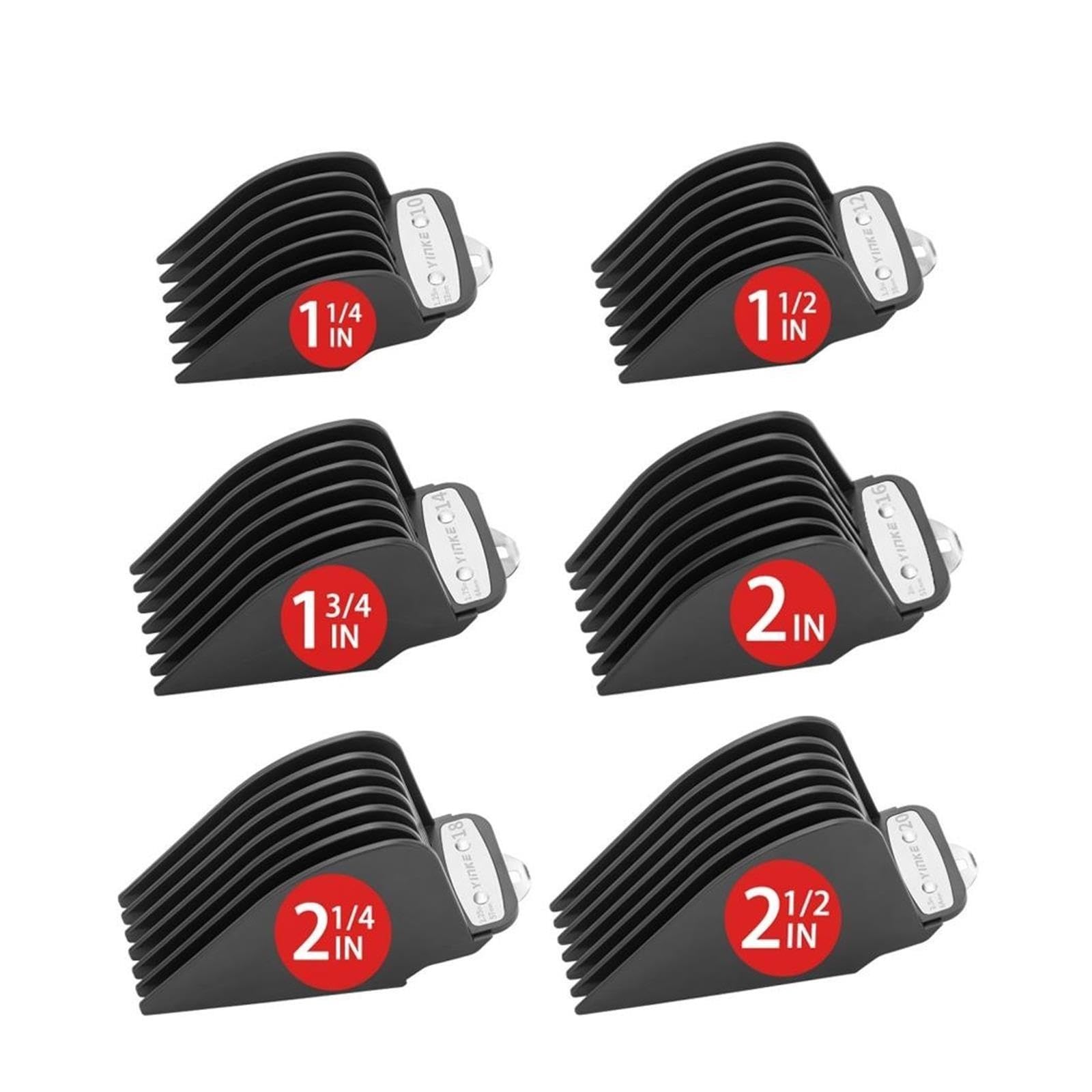 Clipper Guards, Kompatibel Mit Wahl, 6 Größen Metallclip