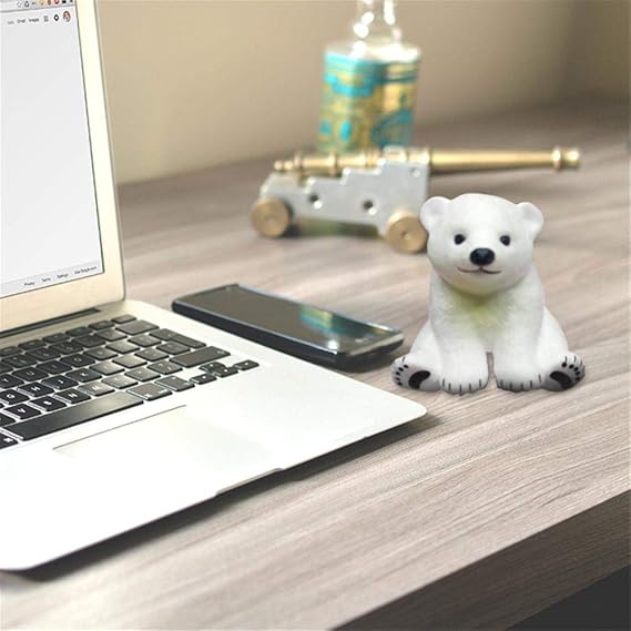 Mini Size 3D Polar Bear Silicone Mold Bear Silicone Candle Mold Cake Decoration DIY Handmade Fondant Clay Chocolate Mold Soap Mold