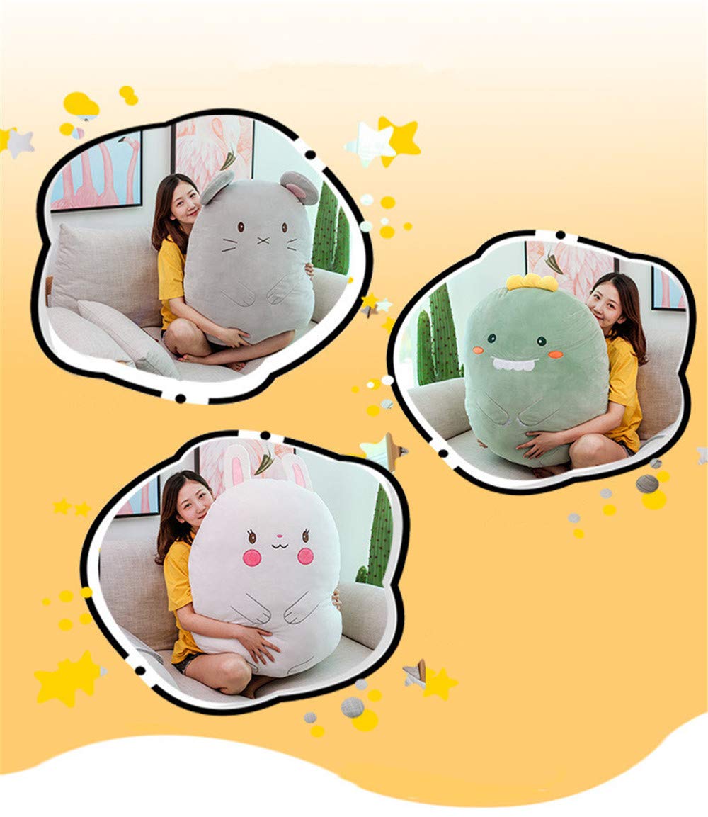 Dibujos animados animal ratón conejo peluche dinosaurio juguete de peluche regalo para el día de los niños (conejo, 60 cm)