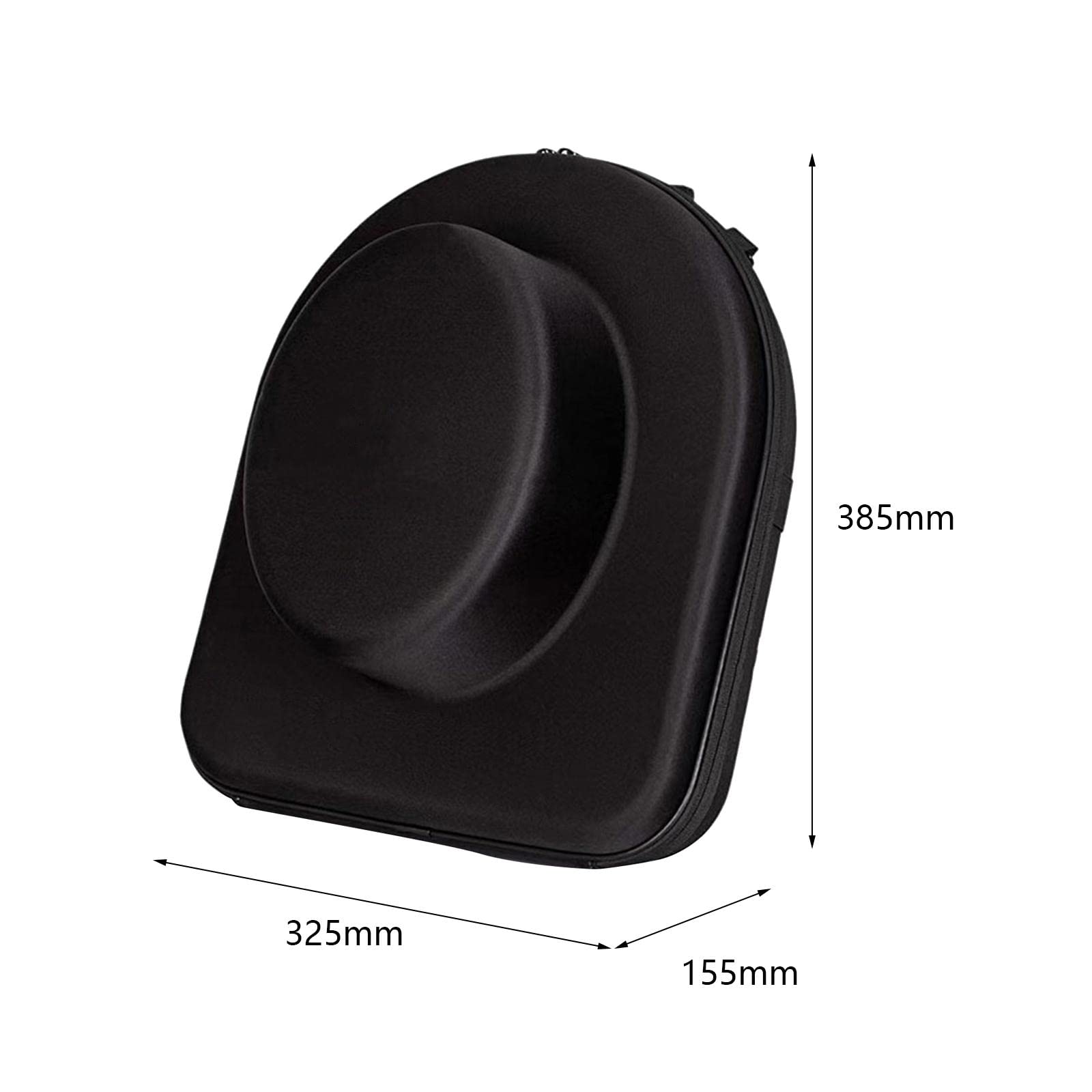Estuche de Viaje para Sombreros de Exterior, Transpirable, Fácil de, Bolso de Mano, Caja Rígida de EVA para Sombreros de Vaquero,