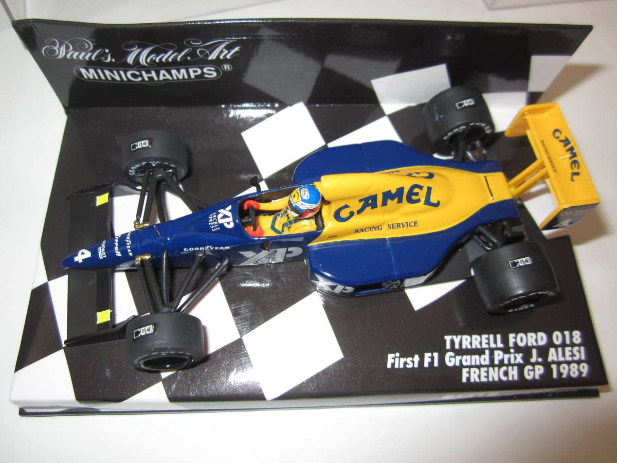 Amazon | PMA 1/43 ①ティレル 018 1989年フランスGP F1デビュー ② 