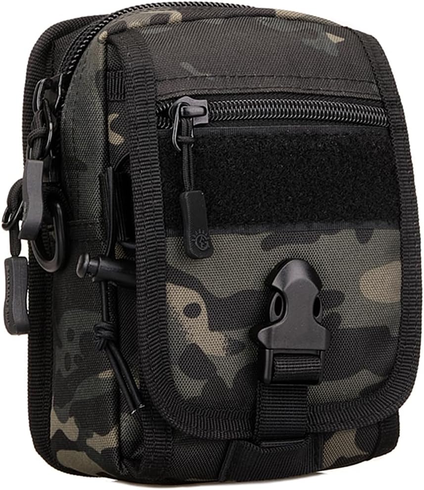 UNISTRENGH Tactical MOLLE Phone Magazine Pouch Military Small Belt Pouches Sling Chest Daypack Shoulder Bag Gear Duty Pack for Outdoor Hunting Vest Backpack