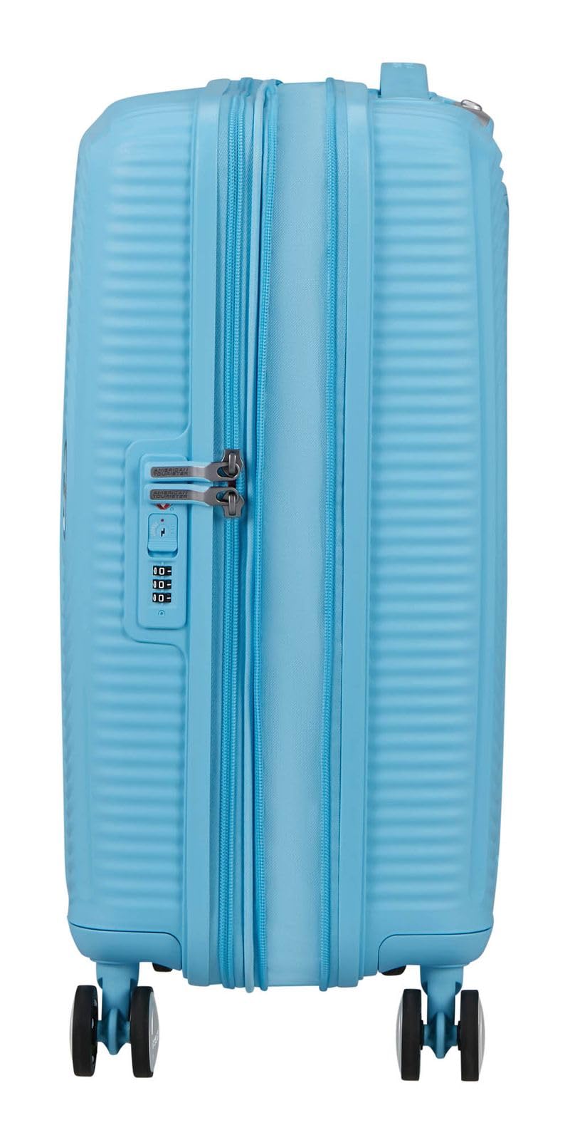 American Tourister Soundbox Spinner 55/20 TSA EXP Trolley Blueberry Fizz Azul Claro