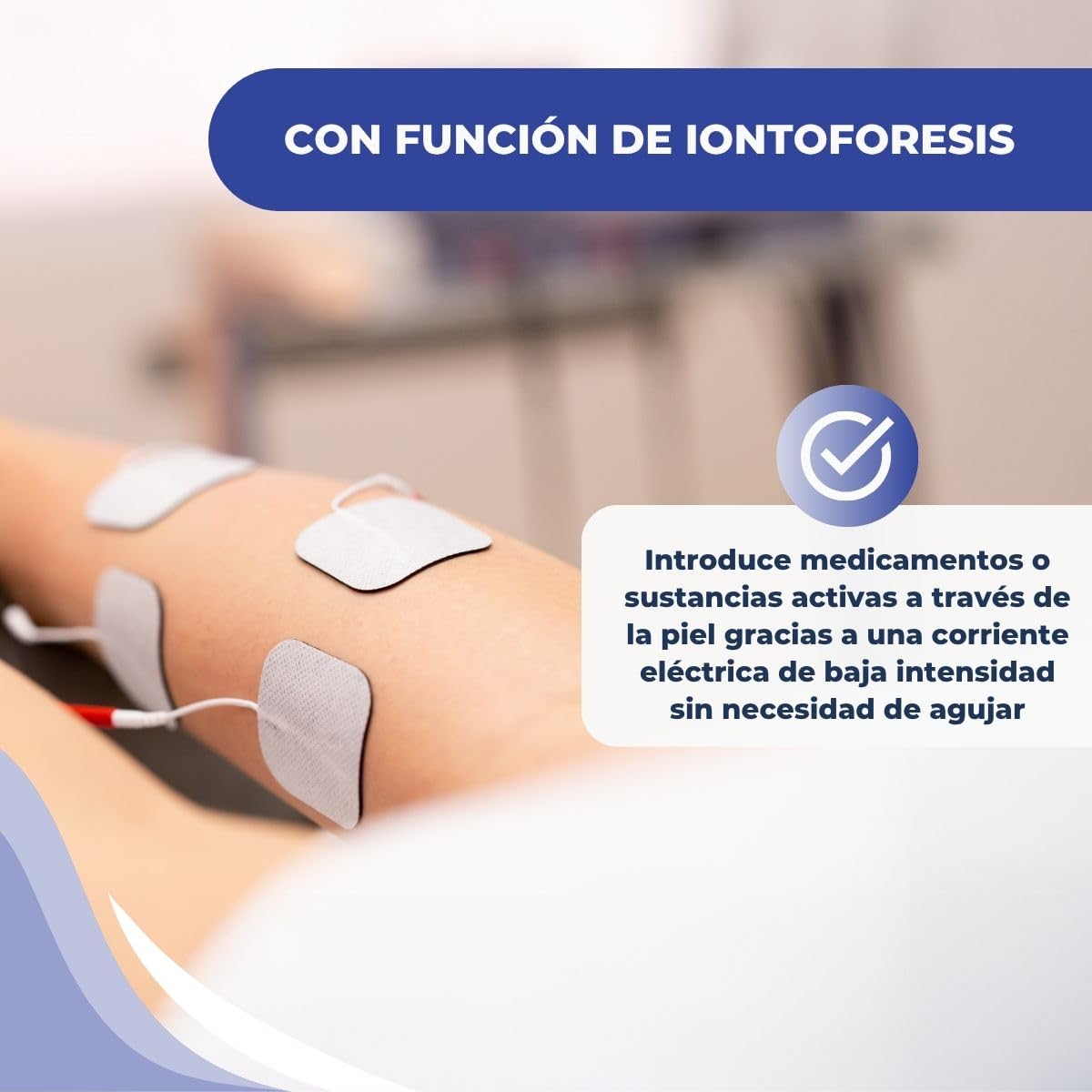 Tens Eco Basic, Electroestimulador Portátil, 2 Canales, 12 Programas + 4 Personalizables, Alivio del Dolor, Estimulación Muscular e Iontoforesis No Invasiva, Pantalla LCD