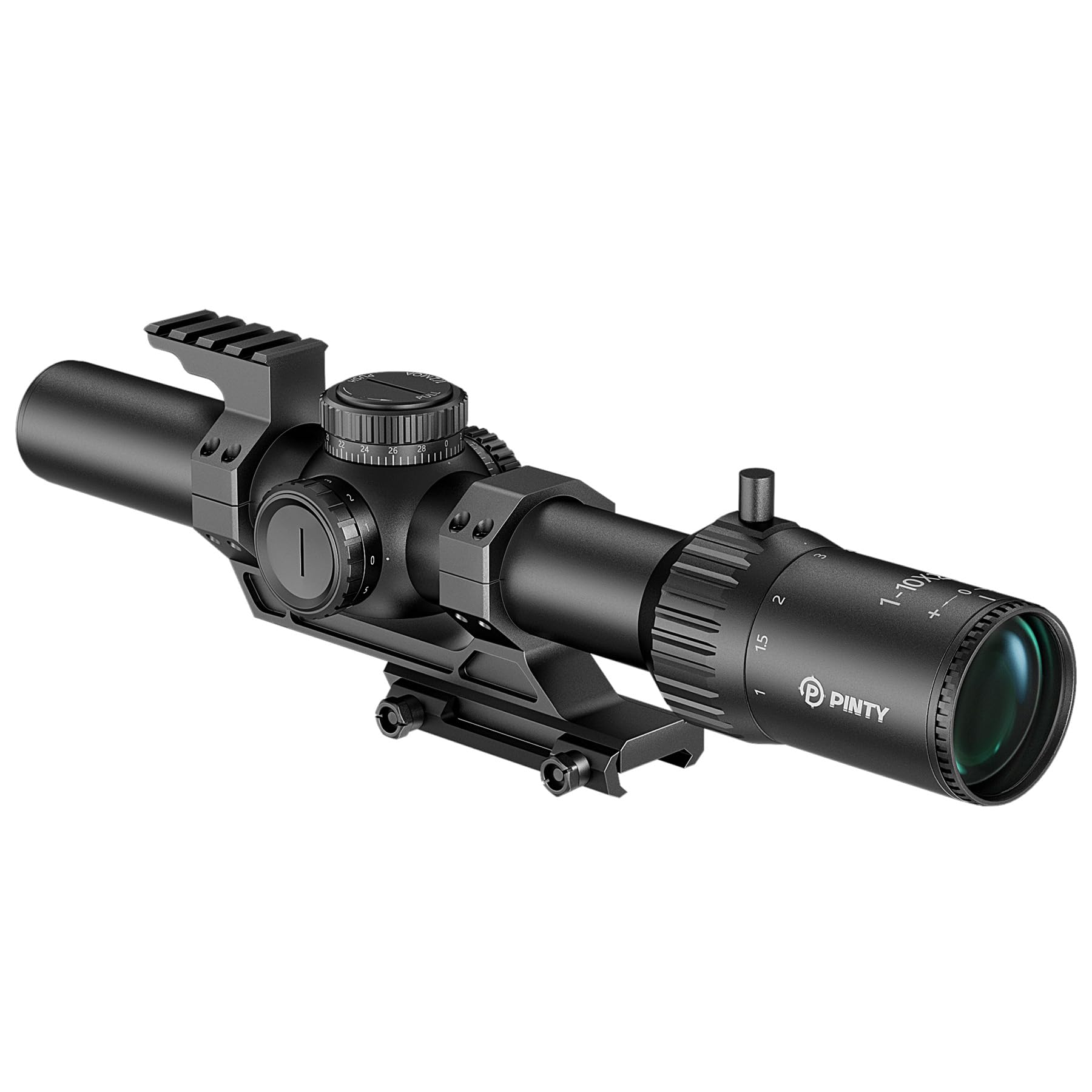 Amazon.com : PINTY FFP Rifle Scope, 1-10x28 mm LPVO with 5-Level