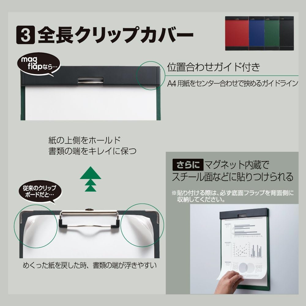 King Gym Clipboard maguhurappu 用箋 Clips Blue 5085 AW,