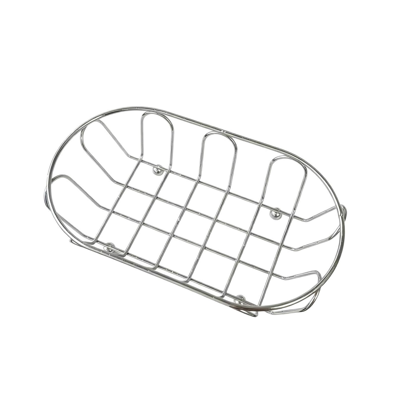Multifunctional Decorative Metal Wire Basket for Kitchen Countertop Desk Organiser and Fruit Vegetable Drainer Storage Basket