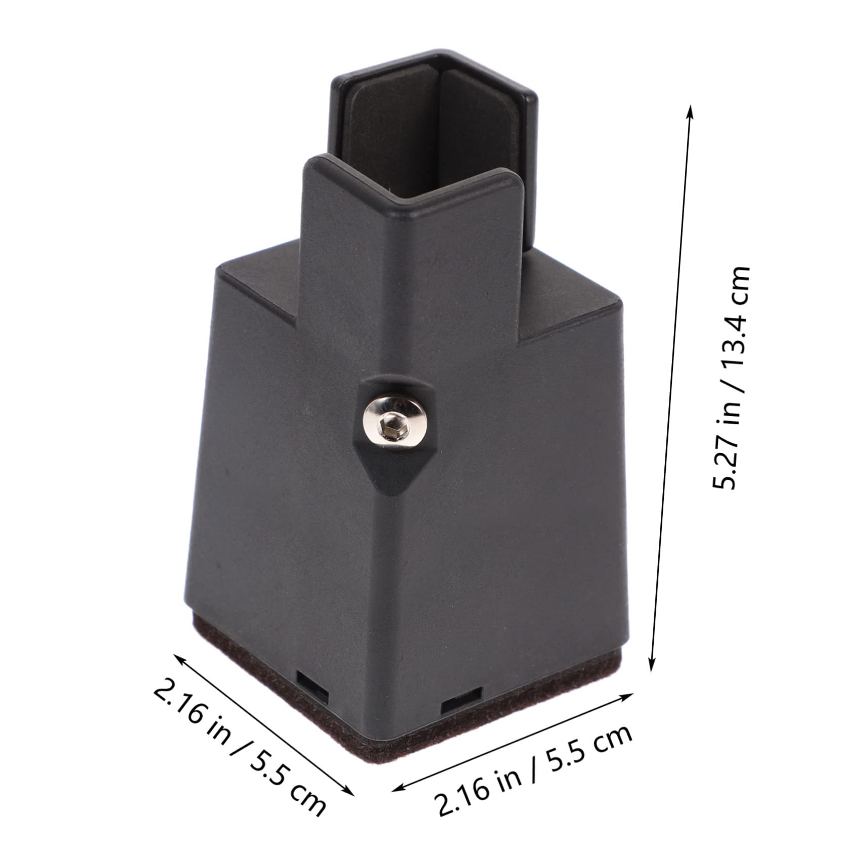 Cabilock 2Pcs Adjustable Bed Risers Furniture Lift Blocks for Couches Sofas and Desks Height Adjustable Furniture Elevators Supports Furniture Legs