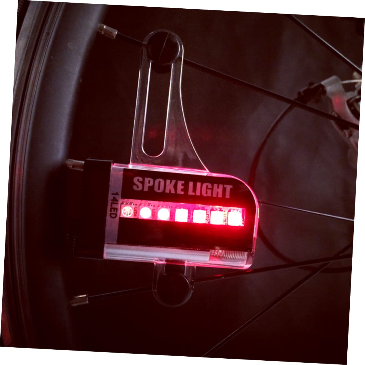 SUPVOX Bike Spoke Light Led Wheel Lights 14 Patterns Bike Decoration Waterproof