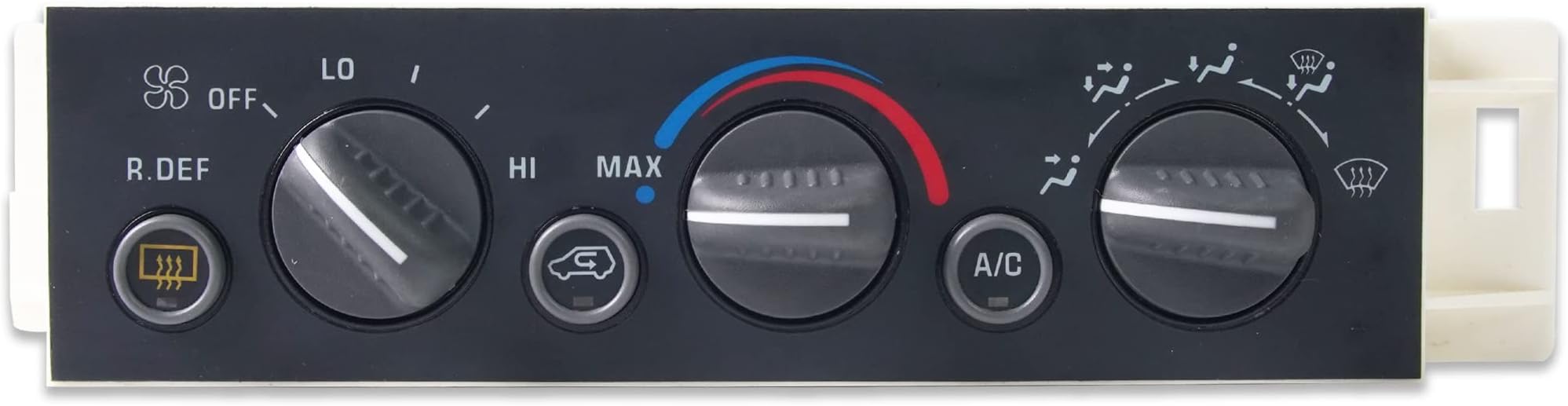 Aumzong 599-006 Heater Climate Control Panel Module, A/C Climate Control Module, with Rear Window Defogger Switch, Compatible with 1996-2000 Chevy Suburban Tahoe GMC Yukon #9378805 15-72547