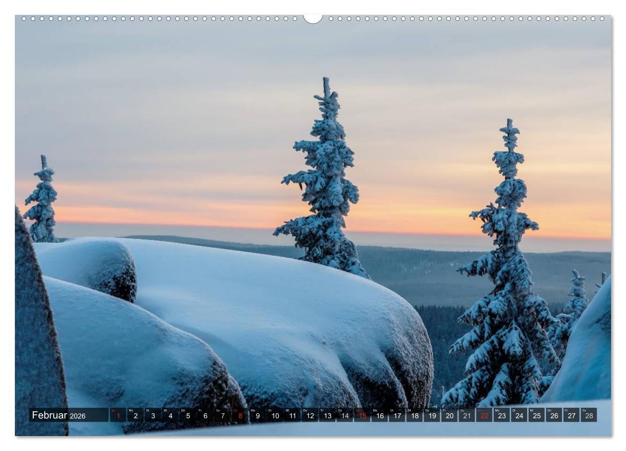 Zauberhaftes Fichtelgebirge (hochwertiger Premium Wandkalender 2026 DIN A2 quer), Kunstdruck in Hochglanz: Die schönsten Plätze im Fichtelgebirge (CALVENDO Orte)