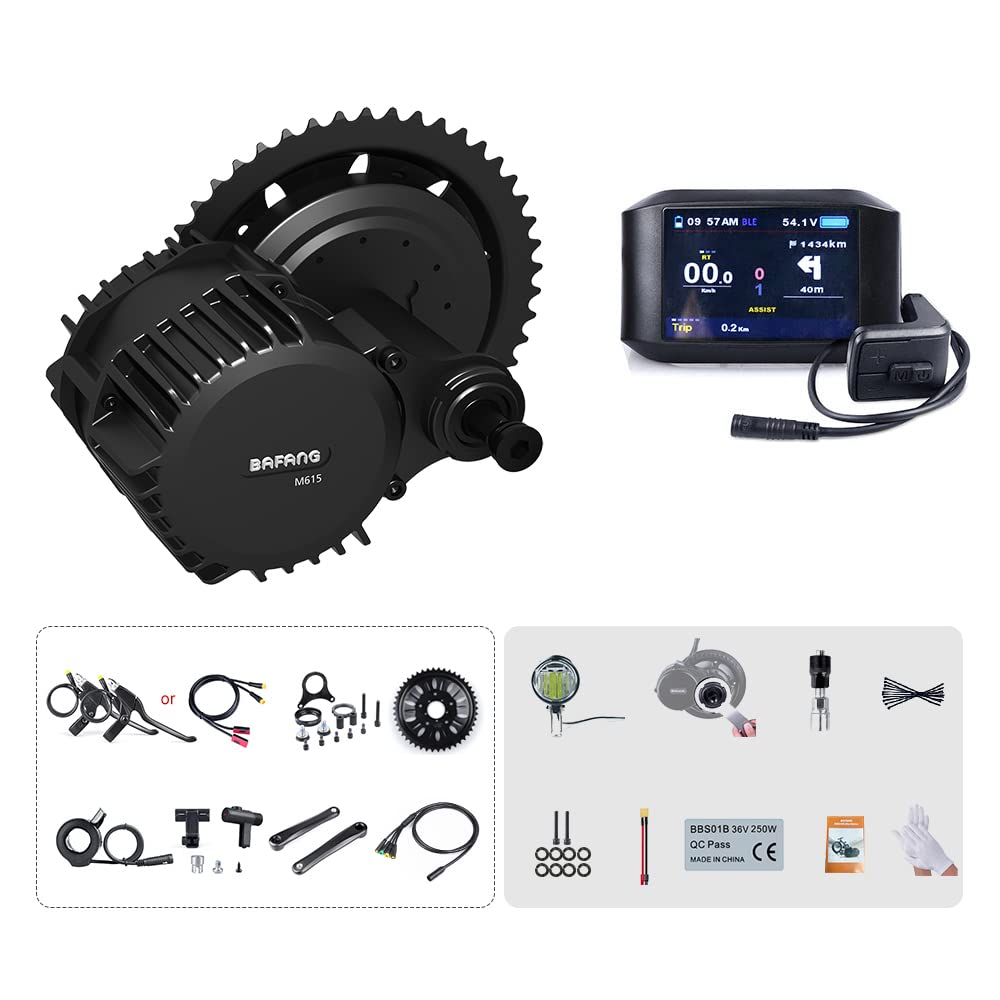 BAFANG BBS01B 48V 350W Mid Motor Drive System Kits Electric Bike Conversion  Kit Ebike Accessories, Optional 48V 11.6Ah/17.5Ah Battery with Charger :  Amazon.com.au: Sports, Fitness \u0026 Outdoors