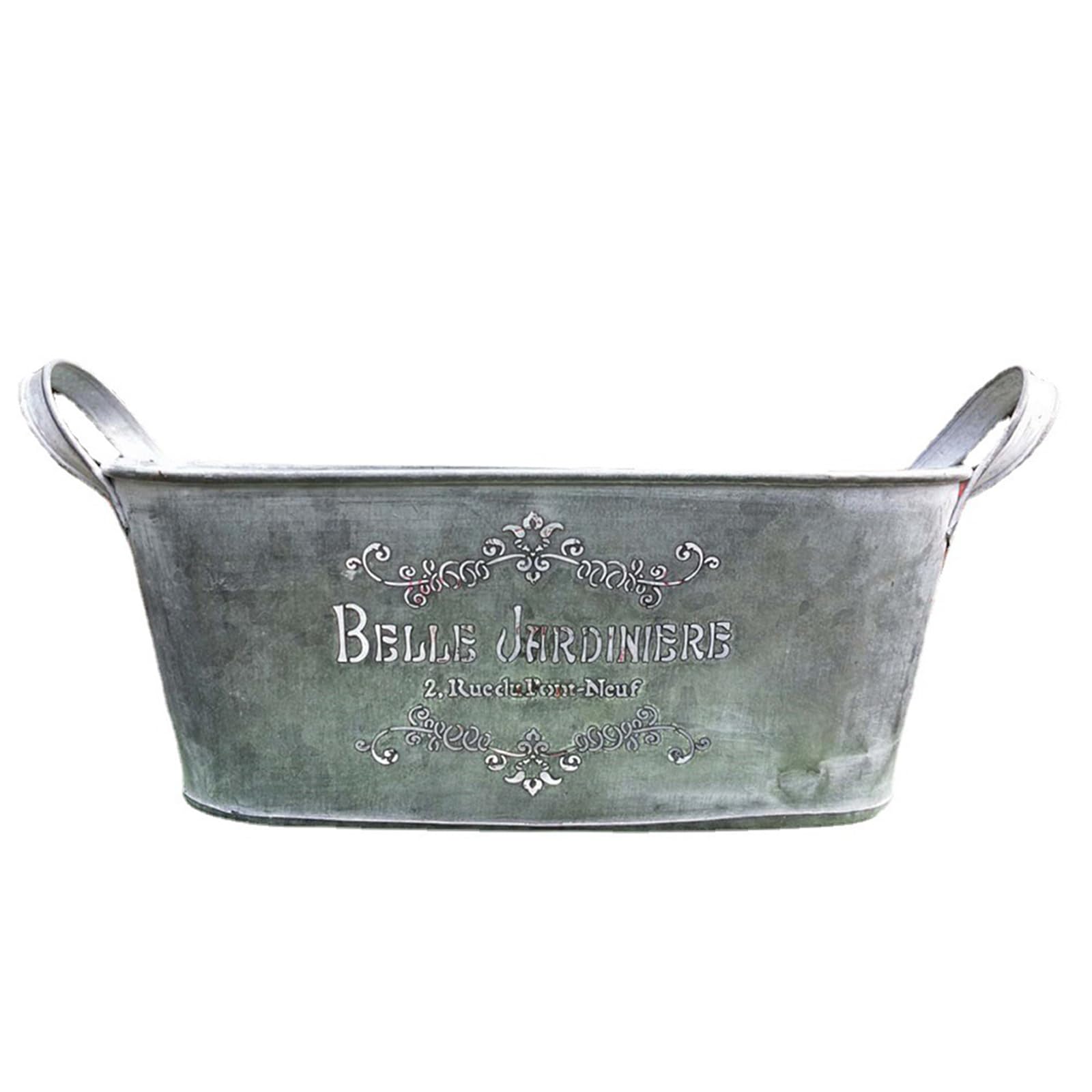 Woedpez Planter Vintage Garden Decoration Decorative Gift Metal Flowerpot for Balcony Living Room Bedroom Yard Vintage Metal Bucket