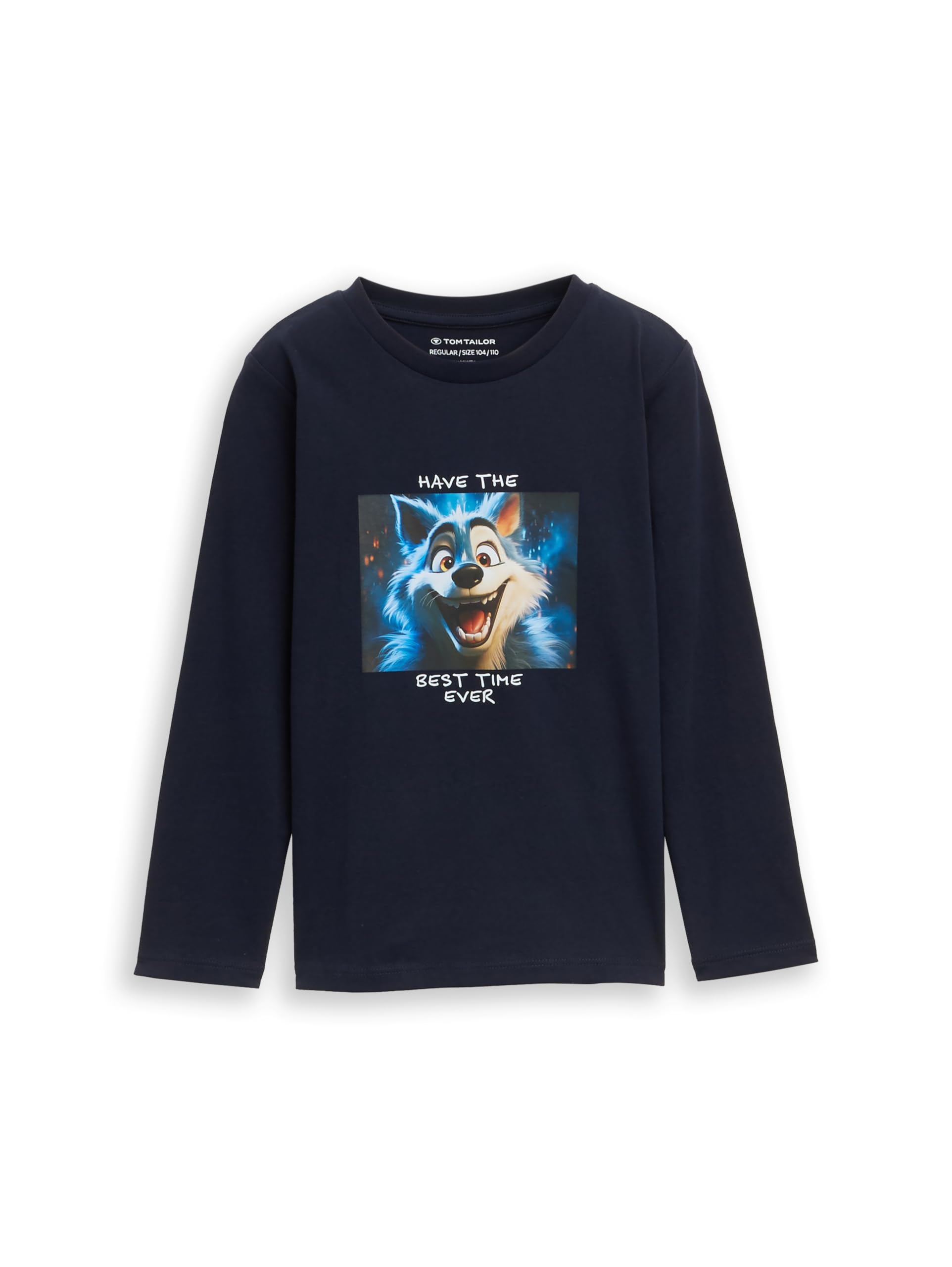 Tom Tailor Jungen 1048543 Kinder Langarmshirt mit Fotoprint (1er Pack)