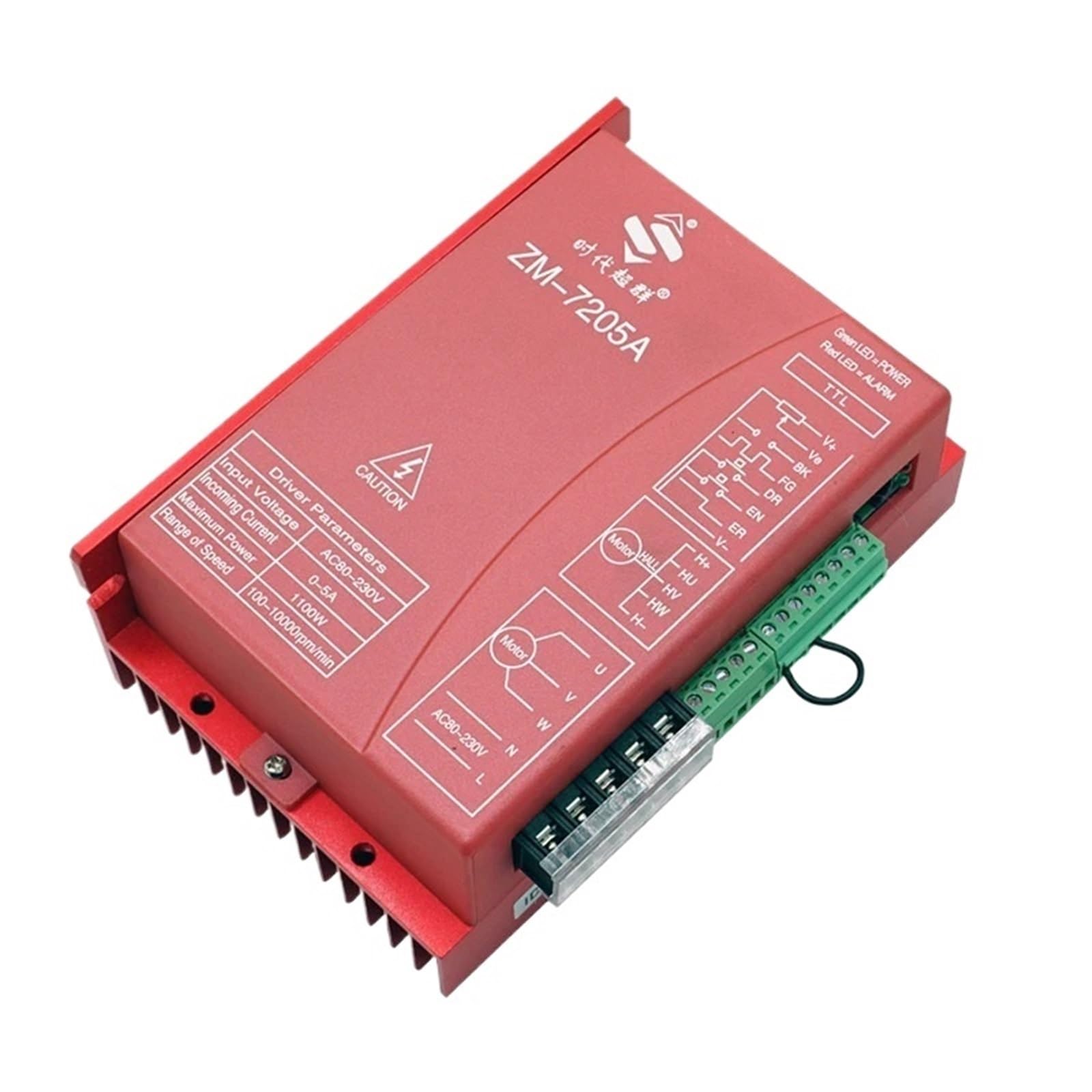 310V High Voltage Brushless Motor Driver ZM-7205A Can Driver 1000W BLDC Motor