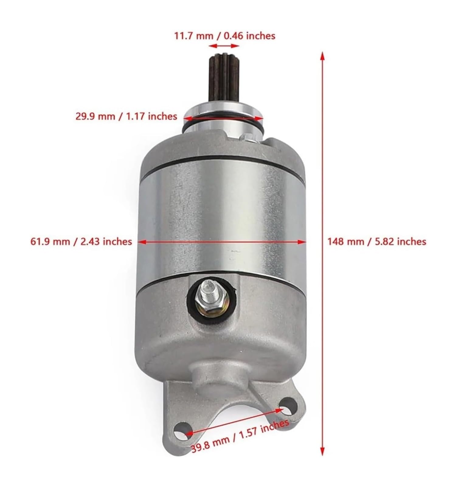 Motor Arranque Motocicleta para CRF250 para CRF250X 249cc 2004-2019 Piezas De Motor Motor De Arranque Número De Pieza OEM 31200-KSC-671 SMU0372 41054150