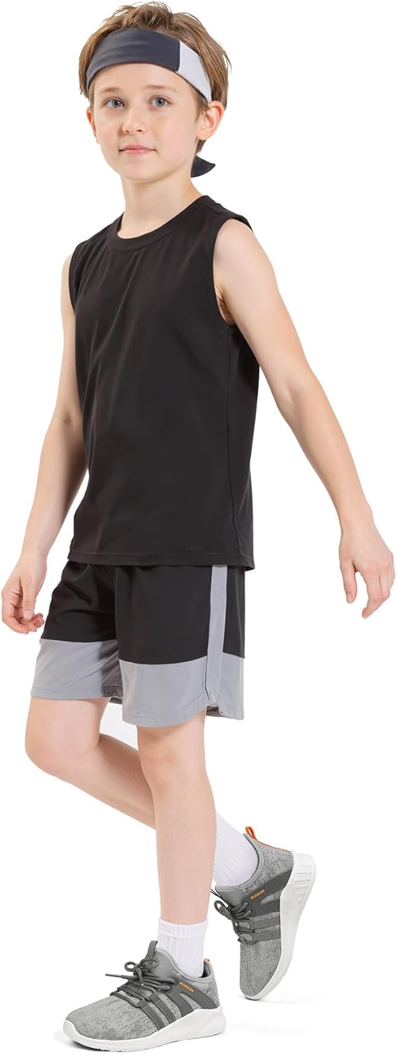 RUNSIDE Boys Girls Tennis Shoes Kids Lightweight Breathable Sneakers Lace-up Running Athletic Shoes for Toddler/Little Kid/Big Kid - Image 2