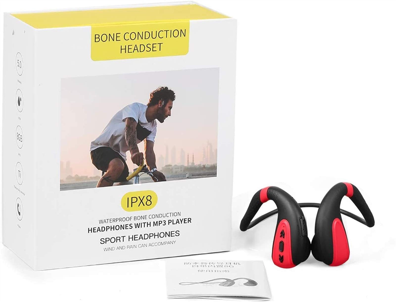 Bone Conduction Headphones Swimming,IP68 Djibouti - View #5