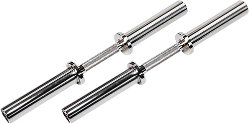 HulkFit Placa de parachoques de mancuernas con código de color de 2 pulgadas con cubo de acero, individual, cromado