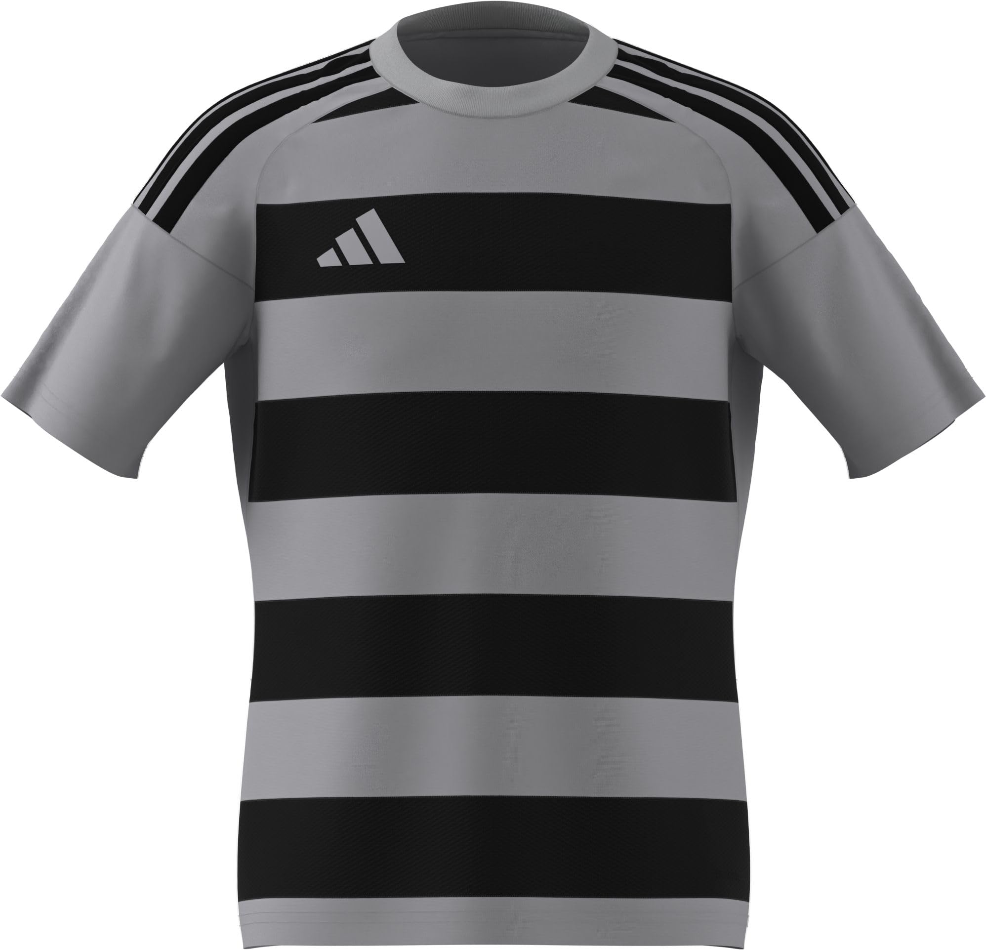 adidas Unisex Kids HOOPED26 Jersey Kids, Team Light Grey/Black, 7-8 Years