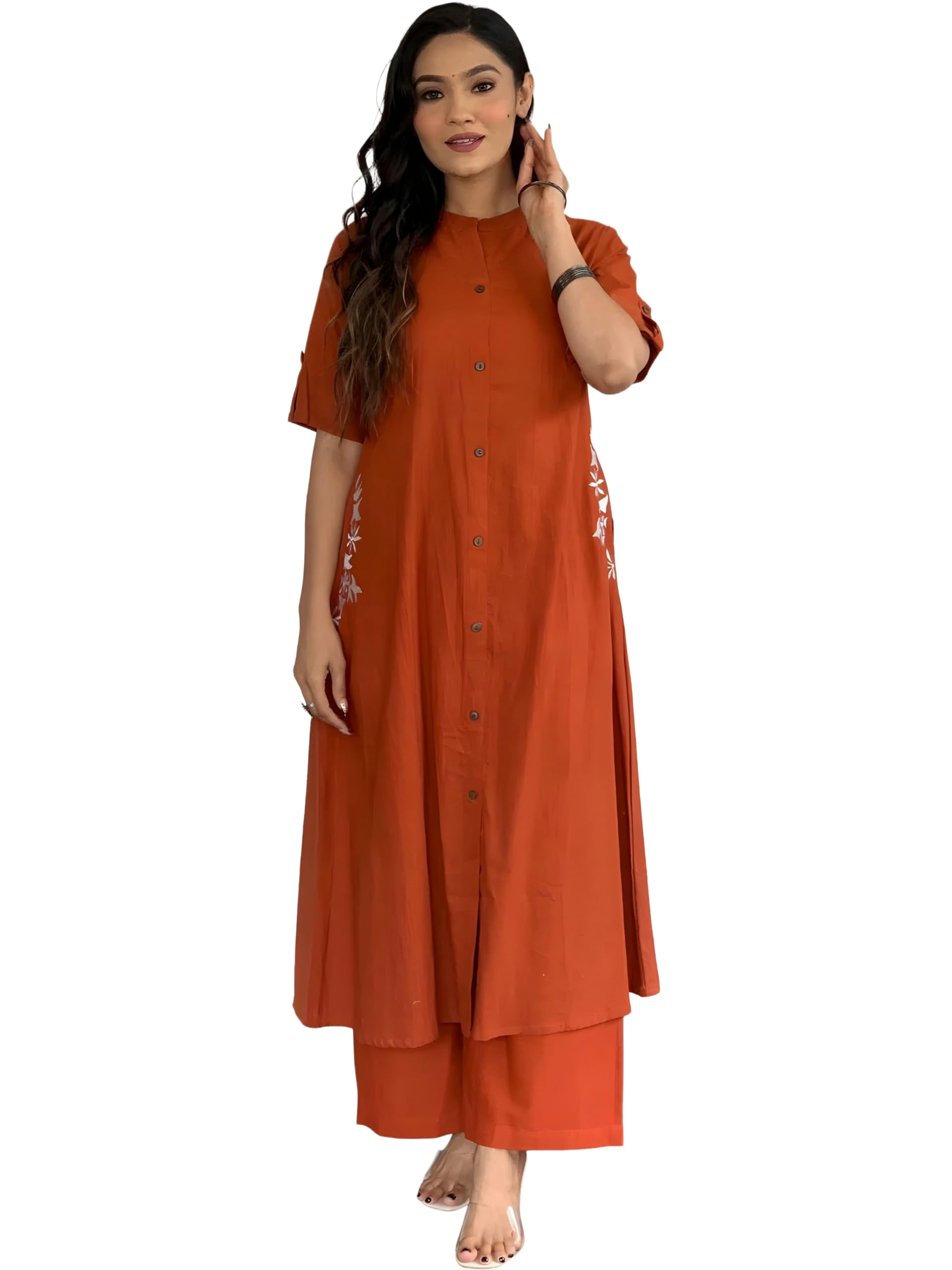 JALMALA’s Multi-Color Cotton Slub Night-wear Set (K123-M1-Gslp1)-picture-34