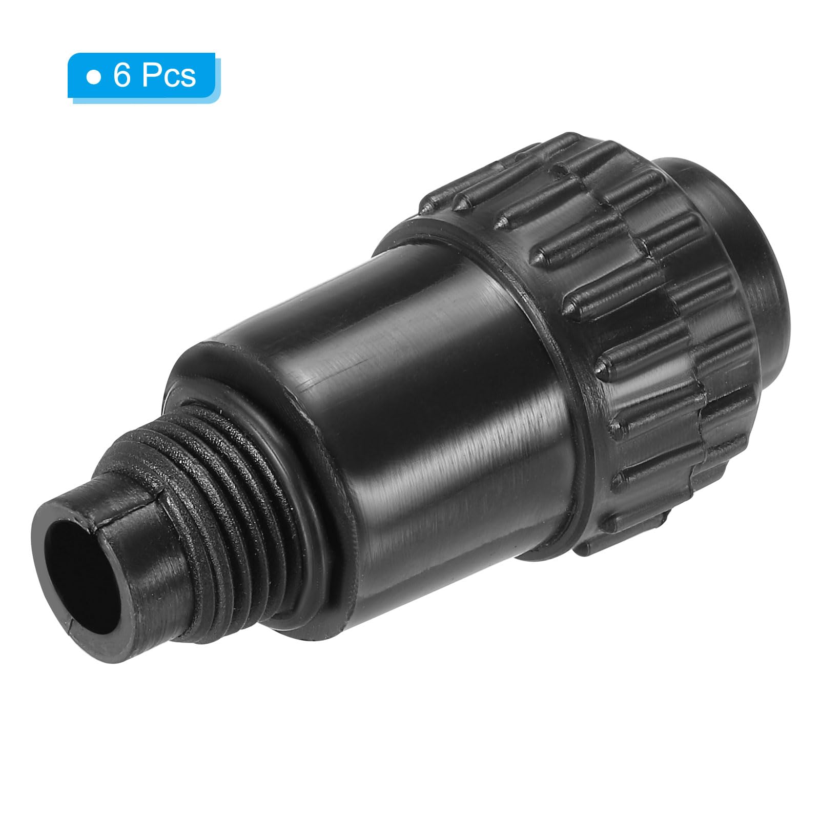 COMOK Lot De 5 Bouchons De Reniflard D'huile En Plastique Pour Compresseur D'air, Filetage Mâle, Diamètre 18 Mm, Rouge