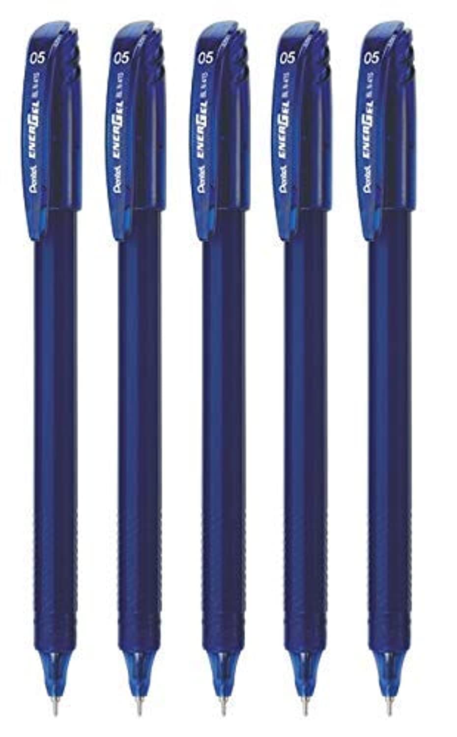 Energel - Roller Gel Pen Set - Pack of 5 (0.5mm Blue)