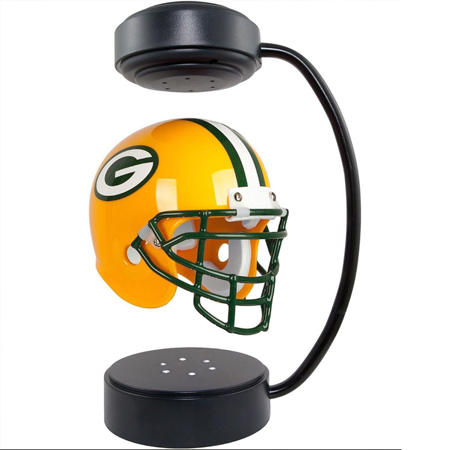 Mini Casco da Football Americano Fluttuante, Collezionabile Sportivo Magnetico in Levitazione, Ornamento da Scrivania, Regalo per Tifosi, Amici e Alumni