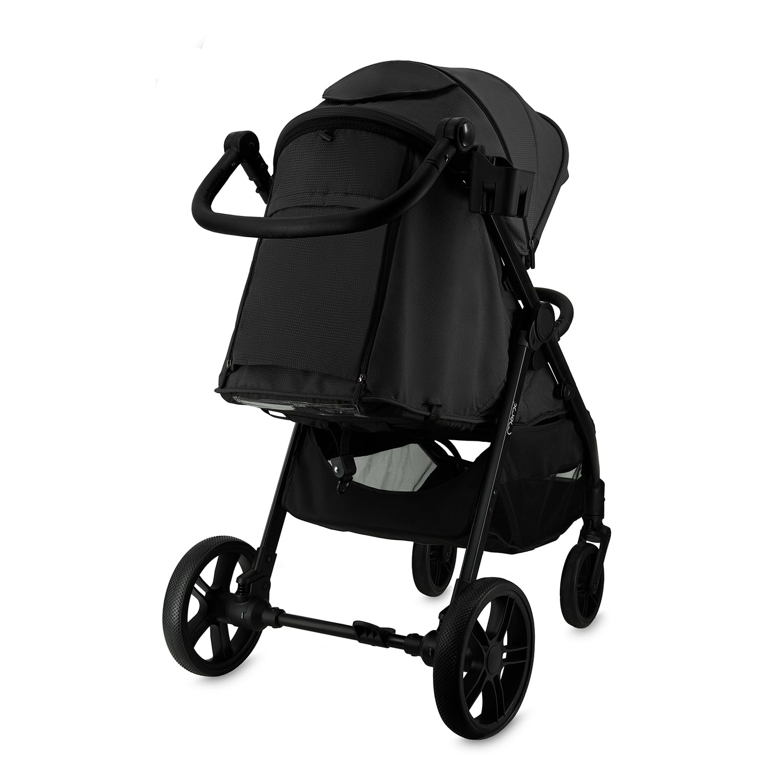 Silla de paseo MoMi CLARA a partir de 6 meses, hasta 22 kg de peso corporal, arnés de seguridad de 5 puntos, cubrepiernas, portavasos, cesta de compra, bolso, mosquitera, protector de lluvia