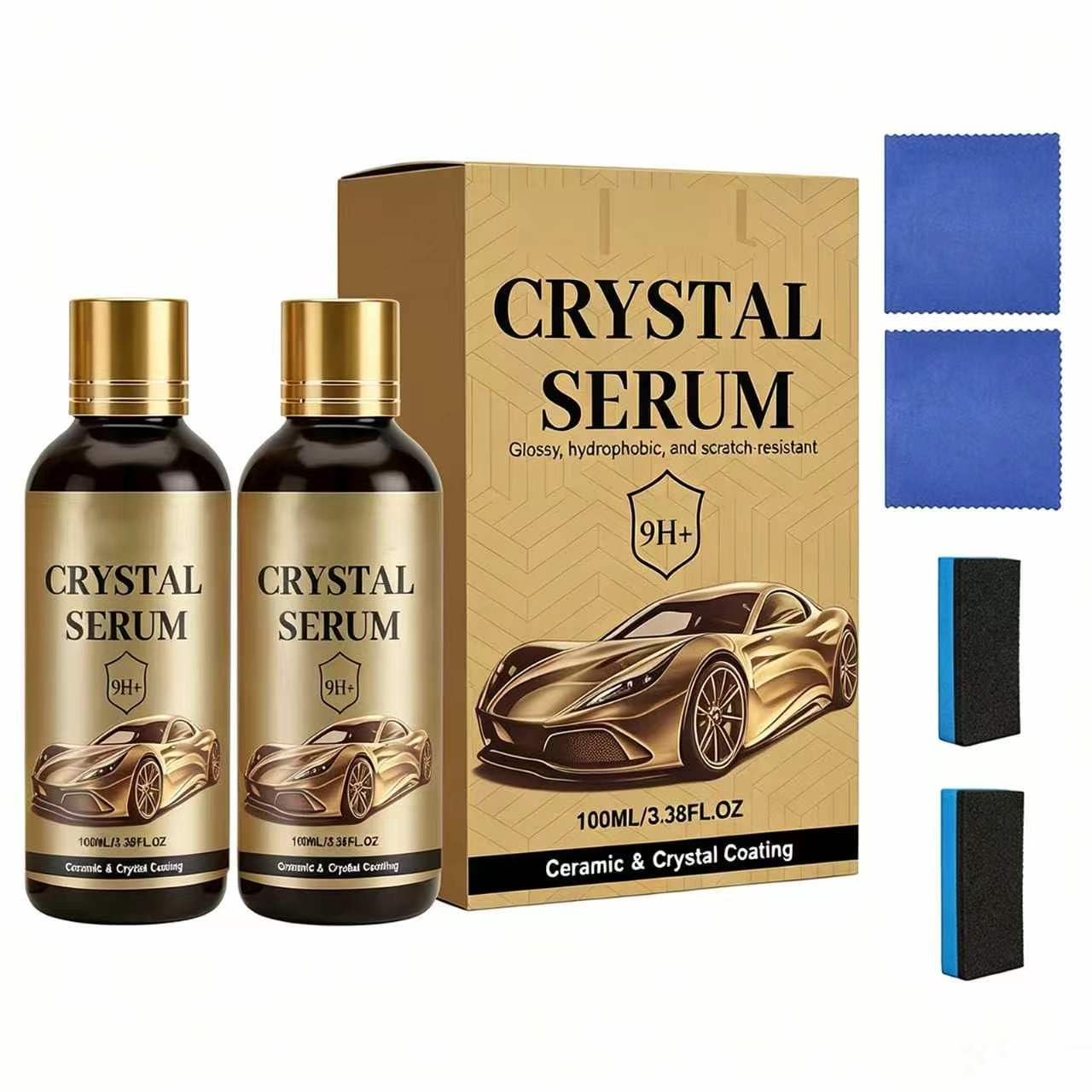 2pcs Ptz Crystal Serum – Advanced Graphene Ceramic Coating For Cars,9h Graphene Coating,Long Lasting Car Protection,High Gloss Paint Protection For Car Detailing