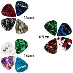 Anpro GT-1 Accordeur de Guitare Tuner 360 Degrés Rotation Digital Timbre Ecran LCD 12PCS Médiators Avec Pochette Pour… - Les Beatles, Paul McCartney, John Lennon, RIngo Starr, George Harrison Anpro GT-1 Accordeur de Guitare Tuner 360 Degrés Rotation Digital Timbre Ecran LCD 12PCS Médiators Avec Pochette Pour… – Image 3