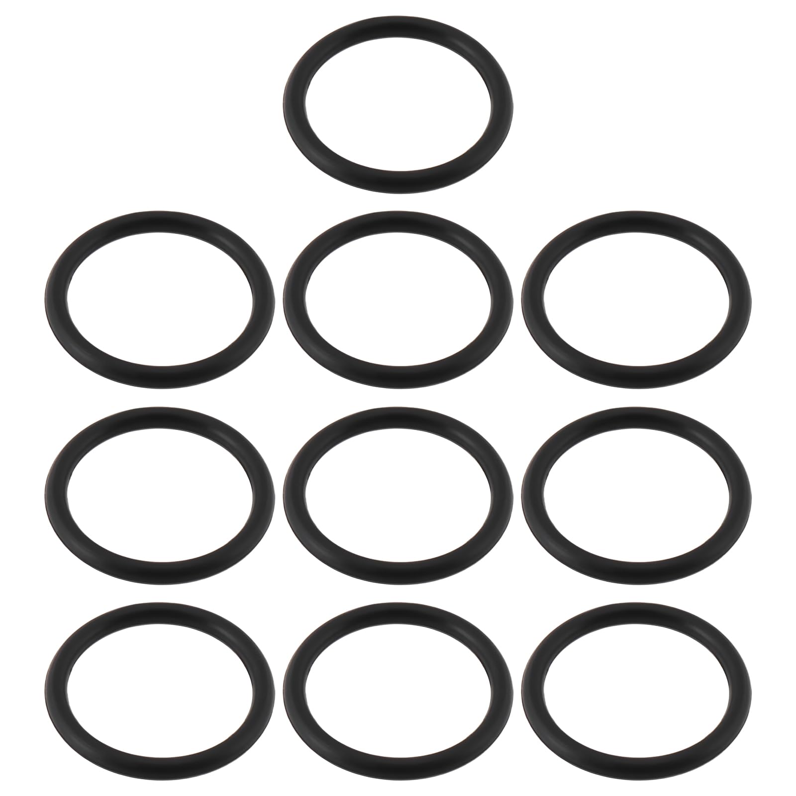 Briny River 10PCS In-Ear Earphone Seal Rings Compatible with Shure SE846 AONIC 5 - Replacement Black Gasket Only
